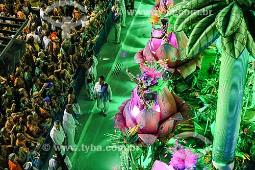  Parade of Gremio Recreativo Escola de Samba Portela Samba School - Highlight of floats - Plot in 2015 - ImaginaRIO: 450 Januaries of a surreal city  - Rio de Janeiro city - Rio de Janeiro state (RJ) - Brazil