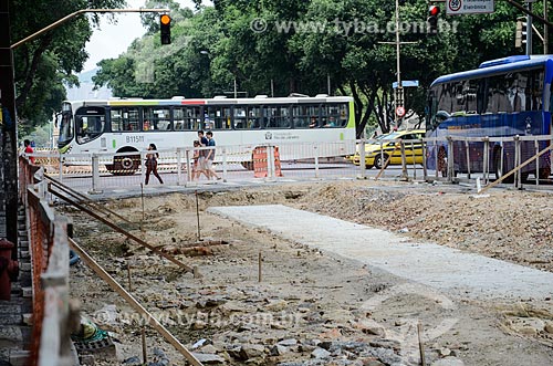  Works for implementation of the VLT (light rail Vehicle) on Rio Branco Avenue  - Rio de Janeiro city - Rio de Janeiro state (RJ) - Brazil