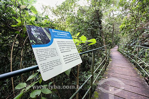  Suspended trail - Serra dos Orgaos National Park - Teresopolis Headquarters  - Teresopolis city - Rio de Janeiro state (RJ) - Brazil