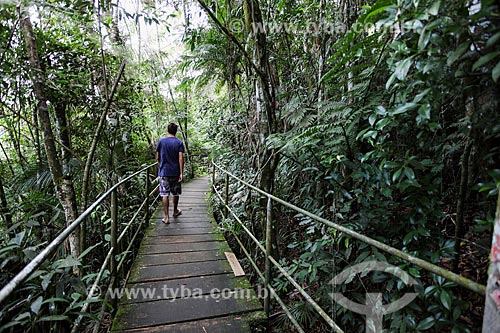  Suspended trail - Serra dos Orgaos National Park - Teresopolis Headquarters  - Teresopolis city - Rio de Janeiro state (RJ) - Brazil