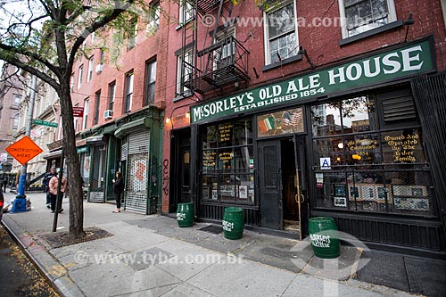  Facade of McSorleys Old Ale House (1854)  - New York city - New York - United States of America