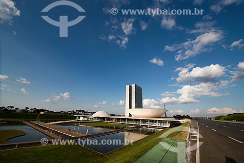  Facade of National Congress  - Brasilia city - Distrito Federal (Federal District) (DF) - Brazil