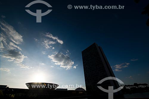  Sunset - National Congress  - Brasilia city - Distrito Federal (Federal District) (DF) - Brazil