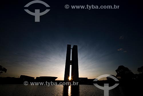  Sunset - National Congress  - Brasilia city - Distrito Federal (Federal District) (DF) - Brazil