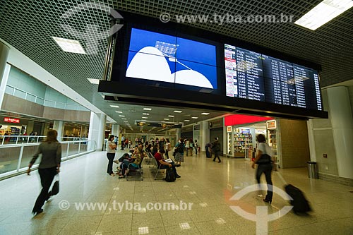  Lobby and information boards - Santos Dumont airport  - Rio de Janeiro city - Rio de Janeiro state (RJ) - Brazil