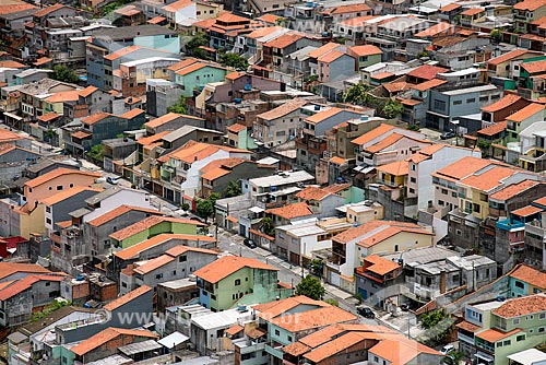  Aerial photo of houses - Parque Continental II area  - Guarulhos city - Sao Paulo state (SP) - Brazil