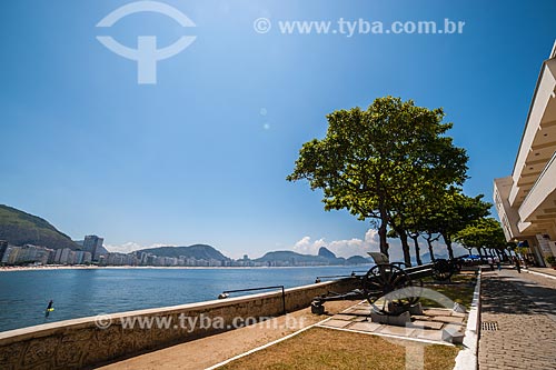  Fort of Copacabana (1914-1987), current History Museum Army - Copacabana Beach in the background  - Rio de Janeiro city - Rio de Janeiro state (RJ) - Brazil