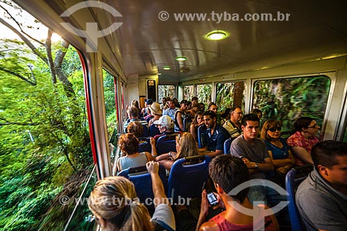  Tourists on Corcovado Tram  - Rio de Janeiro city - Rio de Janeiro state (RJ) - Brazil