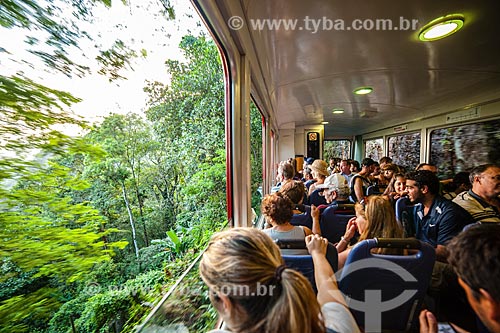  Tourists on Corcovado Tram  - Rio de Janeiro city - Rio de Janeiro state (RJ) - Brazil