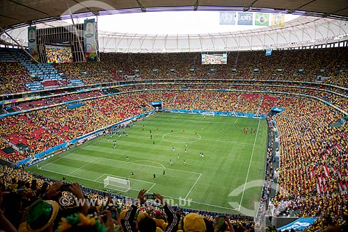  Inside of National Stadium of Brasilia Mane Garrincha before the match between Brazil x Cameroon during World Cup of Brazil  - Brasilia city - Distrito Federal (Federal District) (DF) - Brazil