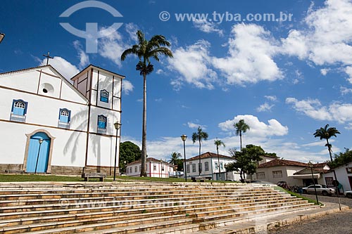  Facade of Matriz Church of Nossa Senhora do Rosario (1761)  - Pirenopolis city - Goias state (GO) - Brazil