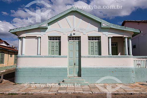  Facade of historic house - Direita Street  - Pirenopolis city - Goias state (GO) - Brazil