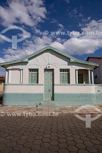  Facade of historic house - Direita Street  - Pirenopolis city - Goias state (GO) - Brazil