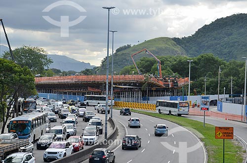  Construction of cable-stayed bridge over the Tijuca Lagoon - Construction of subway Line 4  - Rio de Janeiro city - Rio de Janeiro state (RJ) - Brazil