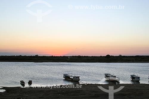  Boats - Sao Francisco River  - Xique-Xique city - Bahia state (BA) - Brazil