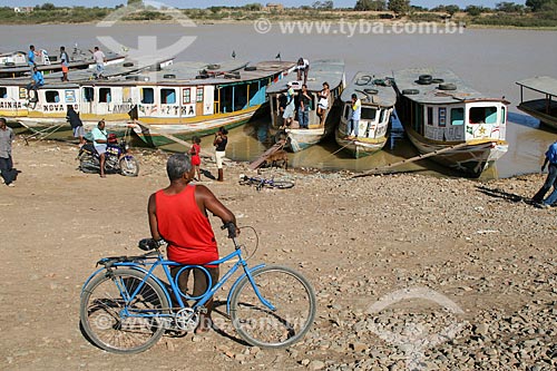 Boats - Sao Francisco River  - Xique-Xique city - Bahia state (BA) - Brazil