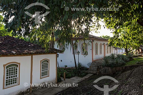  Facade of historic houses - Pirenopolis city  - Pirenopolis city - Goias state (GO) - Brazil