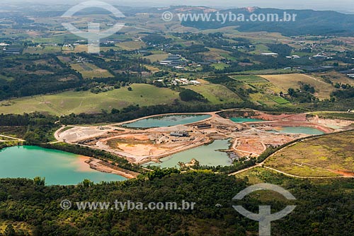 Aerial photo of sand extraction - Mogi das Cruzes city  - Mogi das Cruzes city - Sao Paulo state (SP) - Brazil