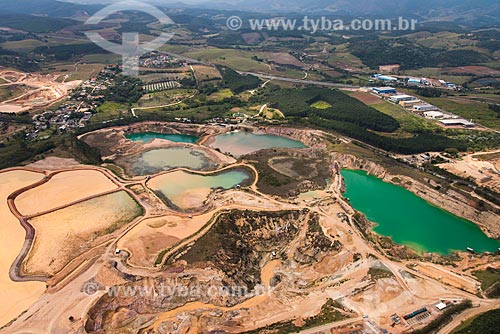  Aerial photo of sand extraction - Mogi das Cruzes city  - Mogi das Cruzes city - Sao Paulo state (SP) - Brazil