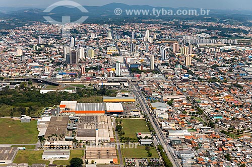  Aerial photo of Suzano city  - Suzano city - Sao Paulo state (SP) - Brazil