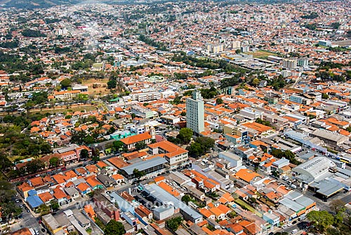  Aerial photo of Nossa Senhora do Rosario Church  - Atibaia city - Sao Paulo state (SP) - Brazil