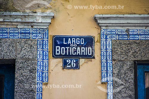  Dilapidated historic buildings - Largo of Boticario (Largo of Apothecary)
  - Rio de Janeiro city - Rio de Janeiro state (RJ) - Brazil