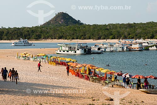  Alter-do-Chao Beach waterfront  - Santarem city - Para state (PA) - Brazil