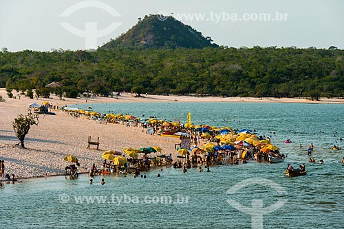  Bathers - Alter-do-Chao Beach  - Santarem city - Para state (PA) - Brazil