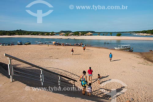  View of Amor Island (Love Island) waterfront  - Santarem city - Para state (PA) - Brazil