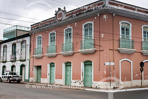  Facade of the old Elza House (XIX century)  - Santarem city - Para state (PA) - Brazil