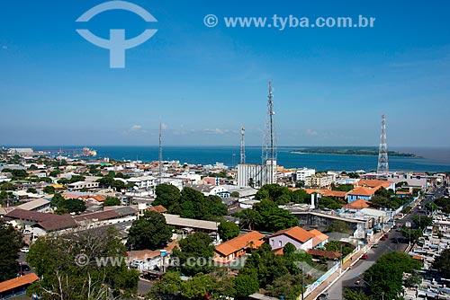  General view of Santarem city with the Tapajos River in the background  - Santarem city - Para state (PA) - Brazil