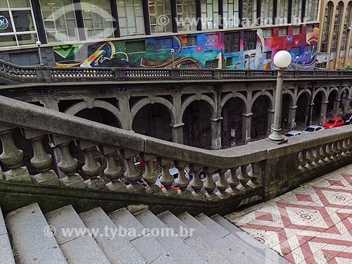  Otavio Rocha viaduct over Borges de Medeiros Avenue  - Porto Alegre city - Rio Grande do Sul state (RS) - Brazil