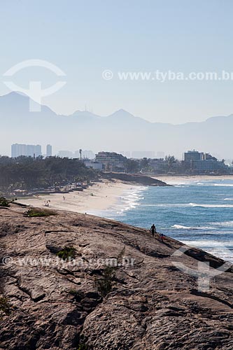  Macumba beach and Pontal Beach seen from Mirante of Roncador  - Rio de Janeiro city - Rio de Janeiro state (RJ) - Brazil