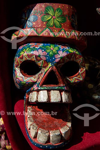  Calavera (Skull) on sale - Chichicastenango Market  - Chichicastenango city - El Quiche department - Republic of Guatemala