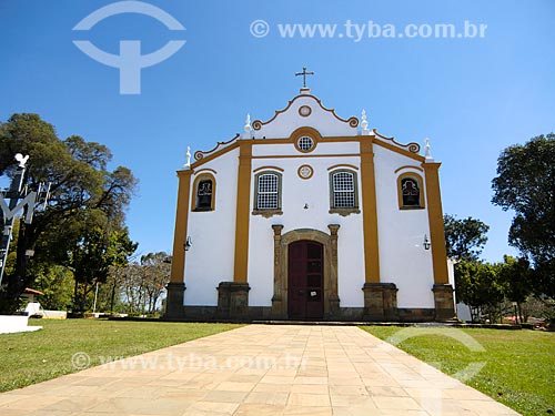  Facade of Holy Trinity Sanctuary (1822)  - Tiradentes city - Minas Gerais state (MG) - Brazil