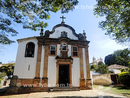  Facade of Nossa Senhora do Rosario Church  - Tiradentes city - Minas Gerais state (MG) - Brazil