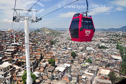  Alemao Cable Car gondola - operated by SuperVia - Complex of Alemao  - Rio de Janeiro city - Rio de Janeiro state (RJ) - Brazil