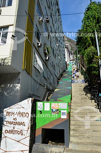  Staircase - Ladeira dos Tabajaras slum  - Rio de Janeiro city - Rio de Janeiro state (RJ) - Brazil