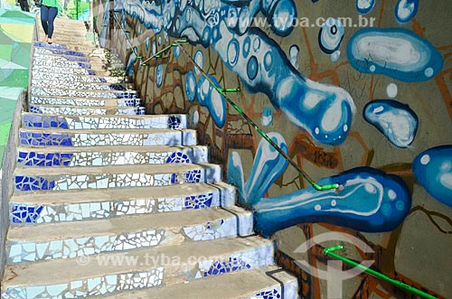  Staircase - Ladeira dos Tabajaras slum  - Rio de Janeiro city - Rio de Janeiro state (RJ) - Brazil