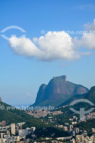  View of Rock of Gavea from Cabritos Mountain (Kid Goat Mountain)  - Rio de Janeiro city - Rio de Janeiro state (RJ) - Brazil