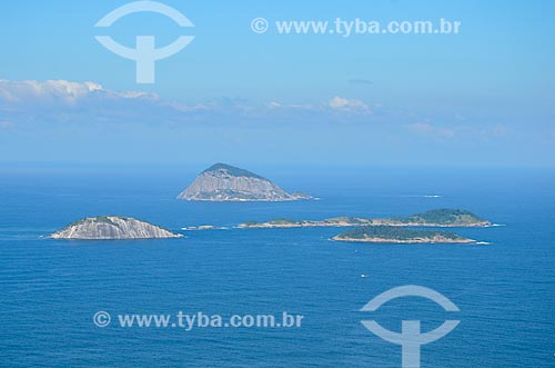  View of Natural Monument of Cagarras Island from Cabritos Mountain (Kid Goat Mountain)  - Rio de Janeiro city - Rio de Janeiro state (RJ) - Brazil