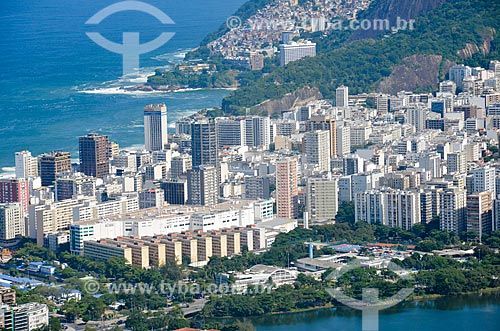  View of the buildings of Leblon neighborhood from Cabritos Mountain (Kid Goat Mountain)  - Rio de Janeiro city - Rio de Janeiro state (RJ) - Brazil