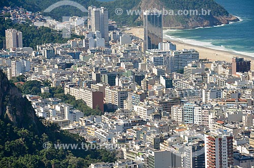  View of buildings of the Copacaba neighborhood from Cabritos Mountain (Kid Goat Mountain)  - Rio de Janeiro city - Rio de Janeiro state (RJ) - Brazil