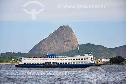  Ferry Vital Brasil - Guanabara Bay with the Sugar Loaf in the background  - Rio de Janeiro city - Rio de Janeiro state (RJ) - Brazil