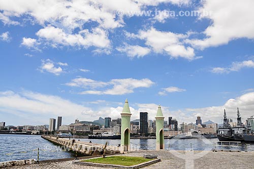  View of Rio de Janeiro city center buildings from Fiscal Island  - Rio de Janeiro city - Rio de Janeiro state (RJ) - Brazil