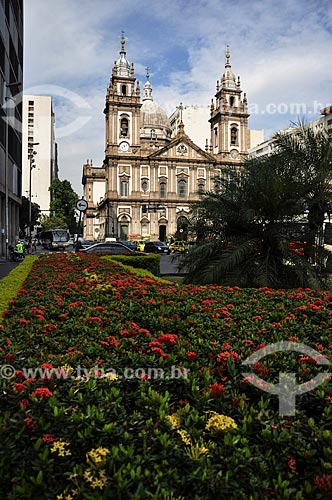  Facade of Nossa Senhora da Candelaria Church (1609)  - Rio de Janeiro city - Rio de Janeiro state (RJ) - Brazil