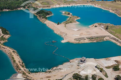  Aerial photo of the areas of sand extraction - Seropedica city  - Seropedica city - Rio de Janeiro state (RJ) - Brazil