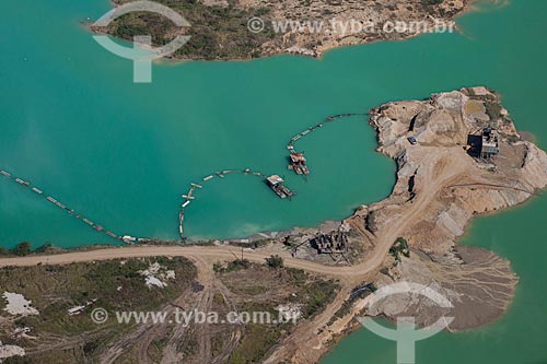  Aerial photo of the areas of sand extraction - Seropedica city  - Seropedica city - Rio de Janeiro state (RJ) - Brazil