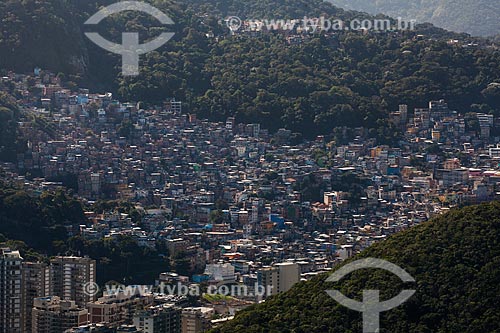  Aerial photo of the Rocinha Slum  - Rio de Janeiro city - Rio de Janeiro state (RJ) - Brazil