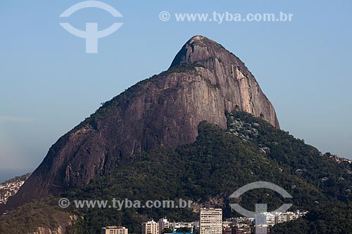  View of Morro Dois Irmaos (Two Brothers Mountain) from Gavea neighborhood  - Rio de Janeiro city - Rio de Janeiro state (RJ) - Brazil